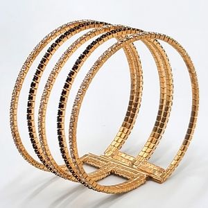 Chic Hollow Studded Cuff Bracelet